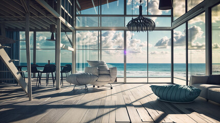 high end decorated loft
