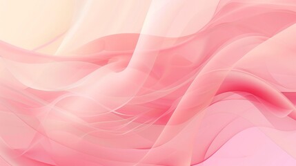 Abstract Pink and White Wavy Pattern
