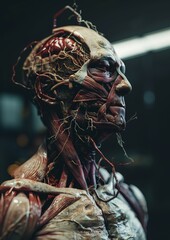 Detailed Anatomical Model of Human Head and Neck Musculature