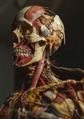 Detailed Anatomical Model of Human Head and Neck Musculature