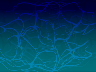 深海のゆらぎの背景イラスト素材