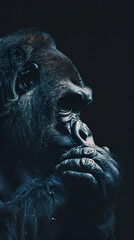 Fototapeta premium Gorilla portrait
