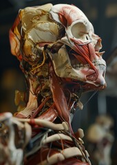 Detailed Anatomical Model of Human Head and Neck Musculature