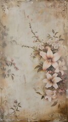 Vintage Floral Painting