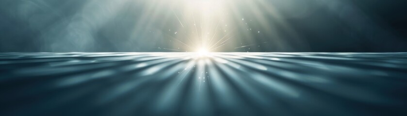 Obraz premium Abstract light bursts radiating from a central source, Light bursts, Radiant abstraction
