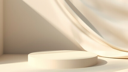 Clean and simple empty podium