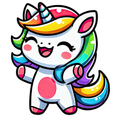 Kawaii, Cartoon, Unicorns, Cute, Adorable, Colorful, Magical, Fantasy, Pastel, Animals, Children, Illustration, Whimsical, Fun, Playful, Kids, Happy, Smiling, Stars, Rainbows, Sparkles, Fantasy 