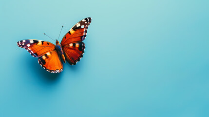 Fototapeta premium A vibrant butterfly