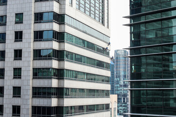 Fototapeta premium View Of Windows Office Building For Background