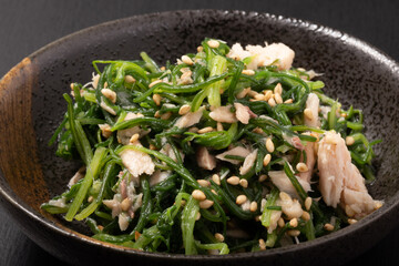 おかひじきのツナあえ