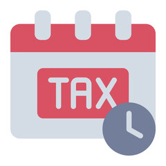 Calendar icon highlighting tax deadlines and dates