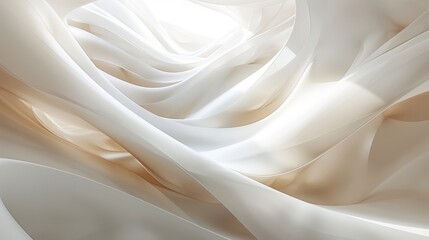 Obraz premium Layered, translucent surfaces intersecting and overlapping, creating a captivating interplay of light and shadow. Generative AI