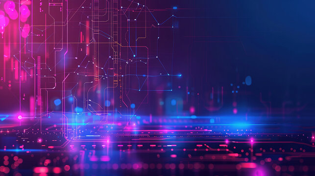 blue background technology for hackathon competition poster. Background technology for presentation