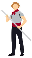 gondolier profession occupation full isolated