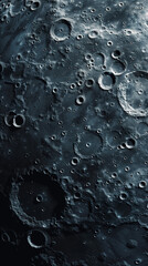 Moon surface background, space lunar backdrop