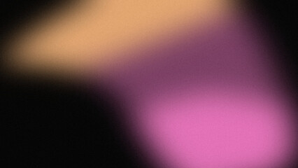 Grainy gradient vibrant poster background. Black pink yellow noisy texture banner. Cover header backdrop design