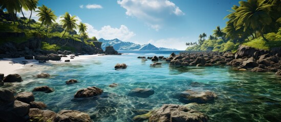Fototapeta premium Tropical Islands Beach landscape