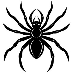 spider vector silhouette illustration and svg