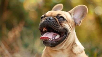 Obraz premium Capturing the delightful expressions of dogs joyful barks and laughter in comical images