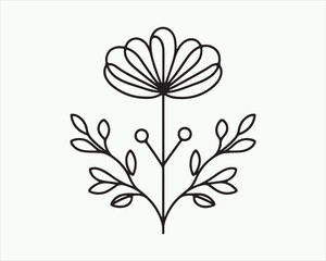 abstract floral design