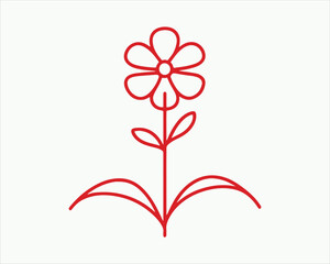 Obraz premium flower with a heart