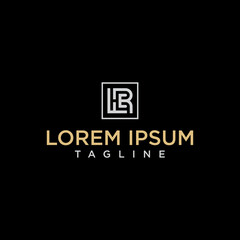 hr square logo design