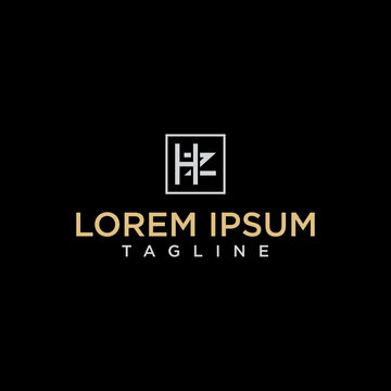 hz square logo design