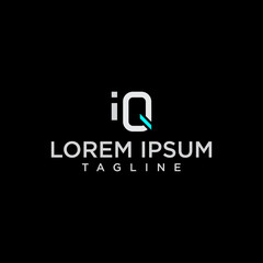 iq square logo design