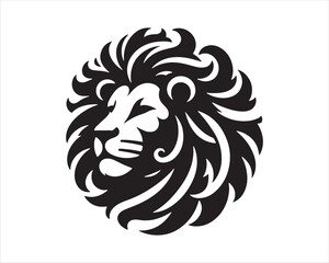 Lion logo design vector template. lion head logo design icon vector illustration