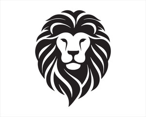 Lion logo design vector template. lion head logo design icon vector illustration