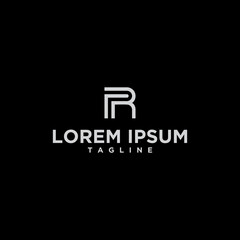 pr monogram logo design inspiration