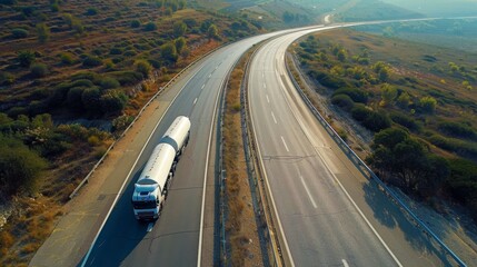 Fototapeta premium Key features of transportation infrastructure achieving success through efficient pumping systems