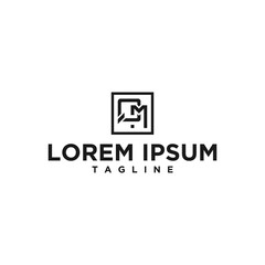 qm monogram logo design inspiration