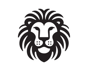 Lion logo design vector template. lion head logo design icon vector illustration