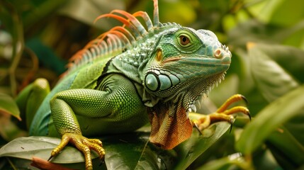 Obraz premium Mesmerizing wildlife moments exotic creatures in motion showcasing captivating behaviors