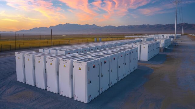 Battery energy storage system (BESS) at the facility enabling efficient energy management.