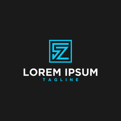 sz monogram logo design inspiration