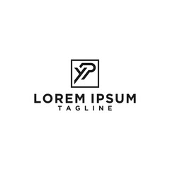 yp or py square logo design inspiration