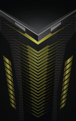 background black and gold for jersey