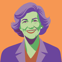 portrait of an old woman