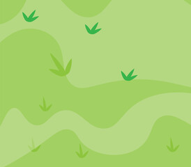 green background with butterflies