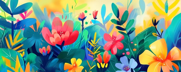 Vibrant Floral Paradise