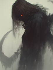 Fototapeta premium creepy monster from the dark