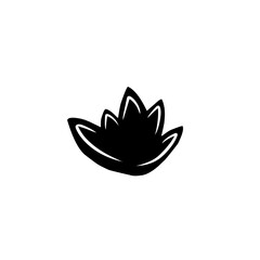 lotus silhouette icon