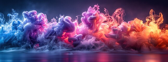 Fototapeta premium Abstract Swirling Colors in Water