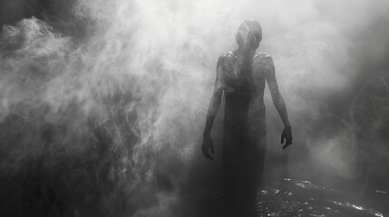 Obraz premium creepy monster from the dark