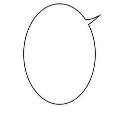 吹き出し斜め上