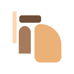Brown Bohemian Geometric Shape
