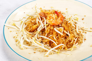 Pad thai - noodle with shrimps