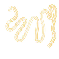 Streaky Lines Squiggly Decoration